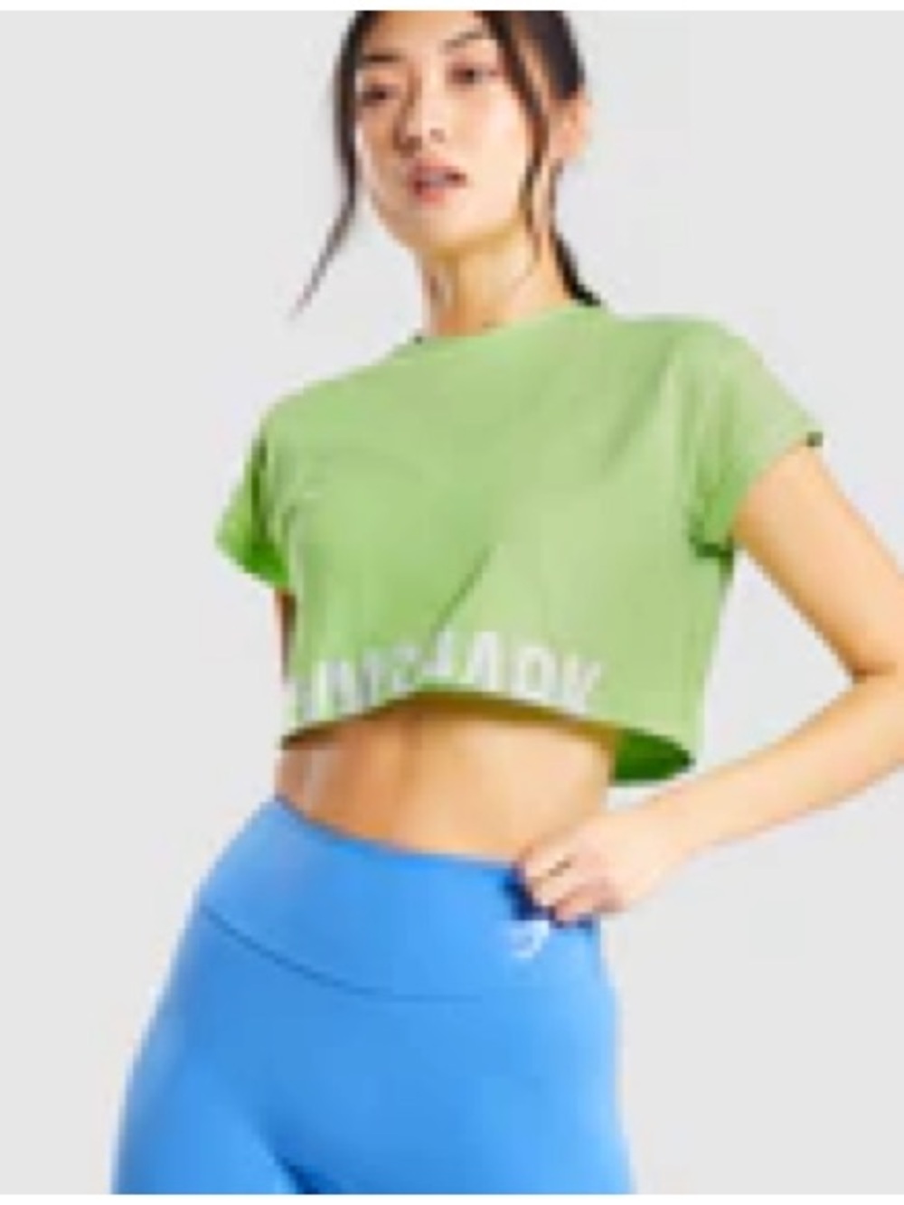 Gymshark Green Cropped Tee